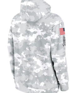 Men's Arizona Cardinals Salute To Service Camo 2024 Hoodie