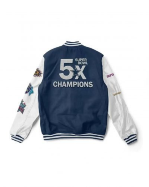 5x Super Bowl Champion Dallas Cowboys Varsity Jacket