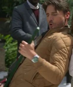Wes Jingle Bell Run 2024 Andrew W. Walker Brown Bomber Jacket