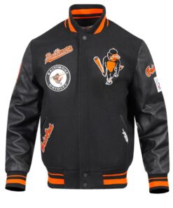 Baltimore Orioles Retro Classic Rib Varsity Jacket