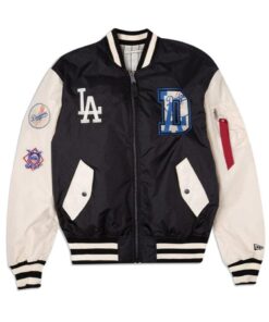 Alpha Industries X New Era Los Angeles Dodgers Reversible Varsity Jacket