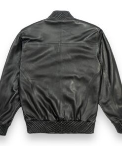 Men's Basic Burnish Leather Jacket