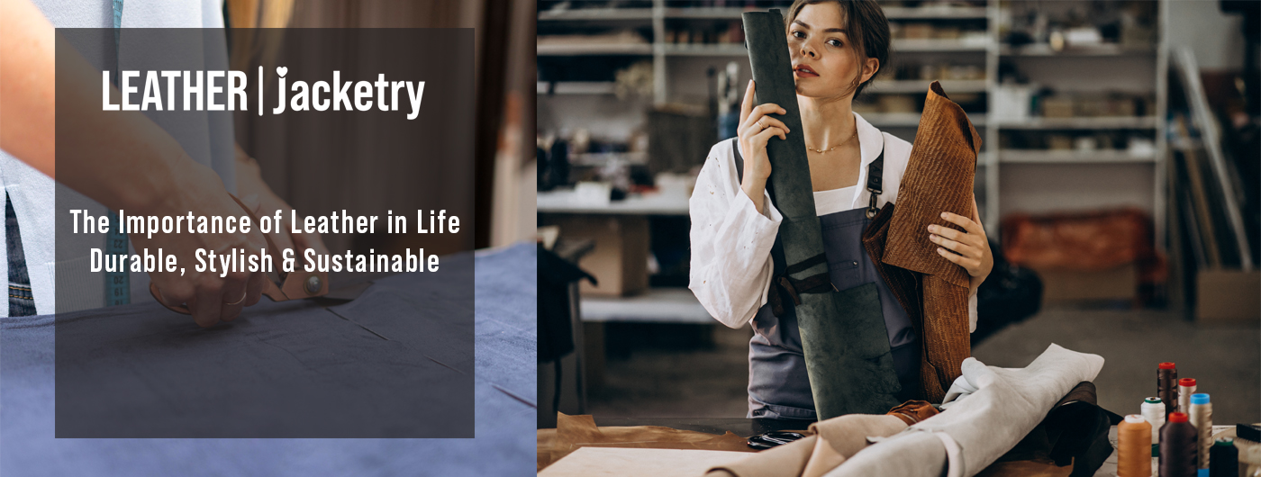 Illustration showing the importance of leather in life – durability, fashion, and sustainability